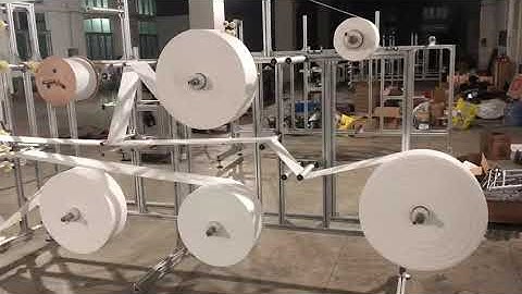 semi auto kn95 mask making machine