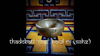 Antique Thadobati cup Bowl C5 519Hz