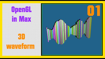 OpenGL in Max - Audio to 3D Waveform | Part 1