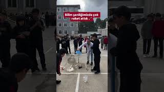 Bilim Şenliğimizde Su Roketimiz Çok Ilgi Gördü