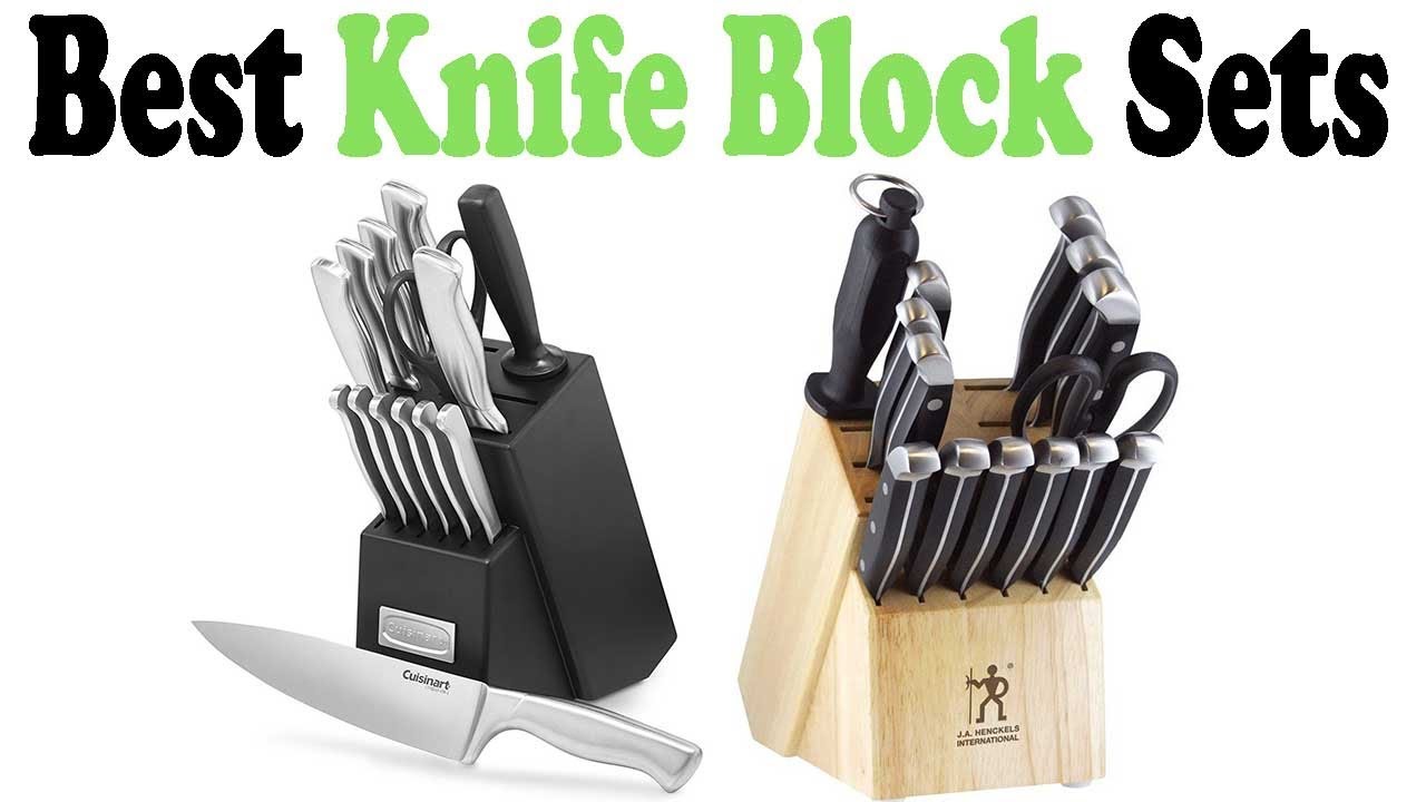 5 Best Knife Block Sets 2017 Top 5 Knife Block Set Reviews YouTube