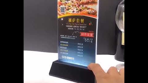 RECHI Custom Led Acrylic Name Edge Light Up Sign/Acrylic LED Light Sign Holder