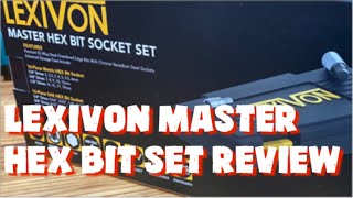 Tool Review - Lexivon Master Hex Bit Set Review - Complete Standard & Metric Sizes