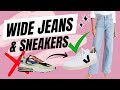 Dos and donts of wide leg jeans  shoes to wear with wide leg jeans  wide leg jeans outfit ideas