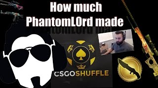 How much PhantomL0rd made