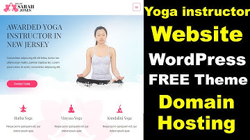 How to Create a Website in WordPress, Website for Yoga Instructor, WordPress Tutorial,Cyber Warriors
