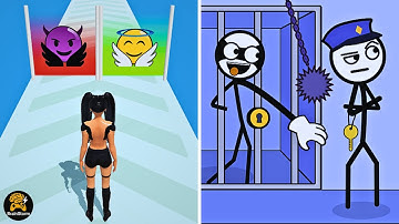 Thief Puzzle vs Build A Queen | Android iOS Full Gameplay | BrainStorm EP-0715