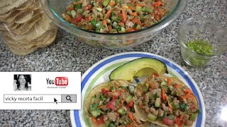 CEVICHE DE SOYA CON ZANAHORIA | Vicky Receta Facil