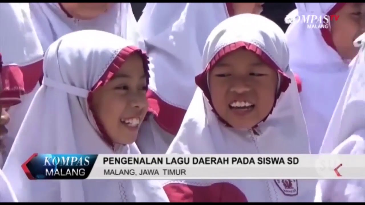 Siswa Sd Diajak Kembali Menyanyikan Lagu Daerah Youtube