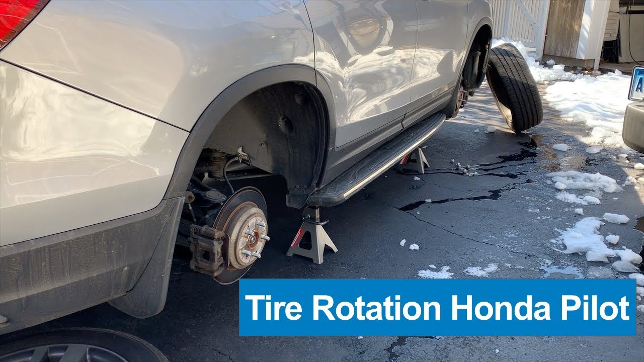 How to Rotate your tires on a Honda Pilot - YouTube