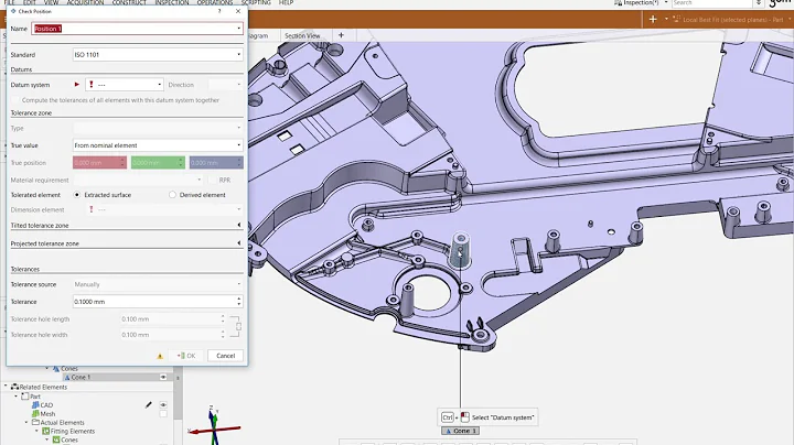 GOM ATOS Q review - GD&T inspection with ATOS Q and GOM Inspect