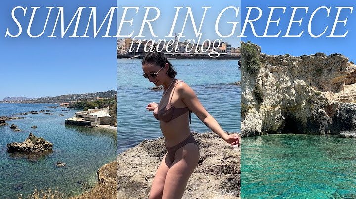 GREECE TRAVEL VLOG 🧿🇬🇷 a week in chania, crete