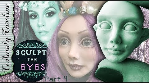 How to Sculpt the Eyes, Doll Portrait Sculpting P4, How to Sculpt with Polymer Clay Focus on Eyes