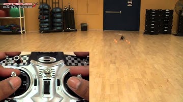 RC Heli Transmitter Control Sticks While Flying V200D02