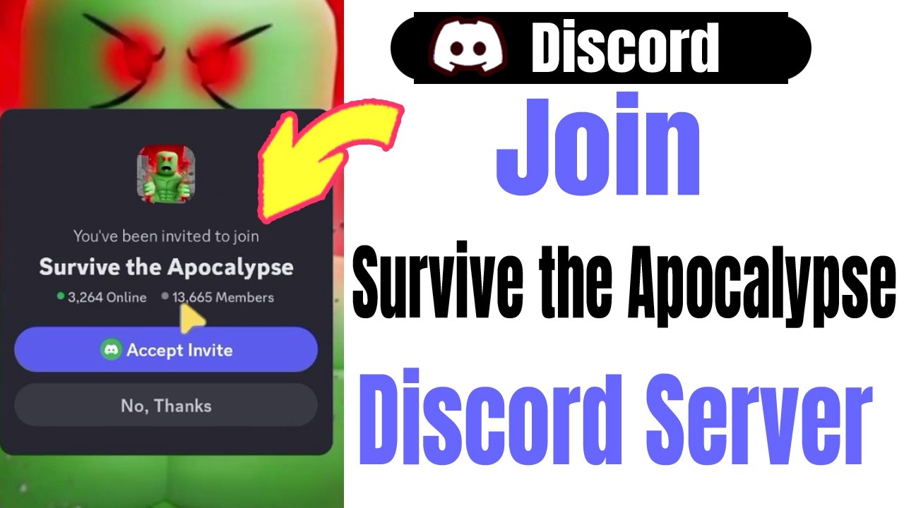 How to Join Survive the Apocalypse Discord Server on Mobile - YouTube