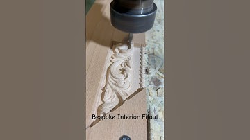 CNC 3D Carving Moulding 1 #shorts #short #shortvideo #cnc #cncrouter #carving #interiordesign