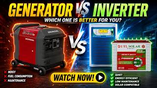 Inverter Or Generator Which Is Best For Home Use | Best Power Backup For Home
