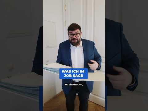 Was ich im Büro sage VS was ich denke.
