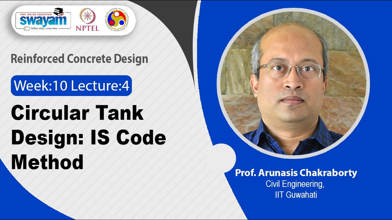 Lec 34: Circular Tank Design: IS Code Method