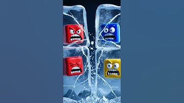 Frozen Cubes Break Free 🧊 | Funny 3D Animation Loop with Icy Sounds & Chill Beat #asmr #animation