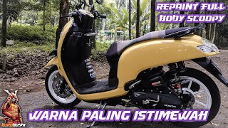 Full Body Repaint of Honda Scoopy using Samurai Sugar Cane Paint | Part 1