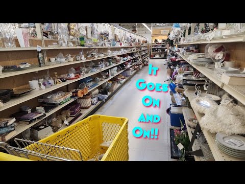 She was Right! Biggest Thrift Store Ever! - Shop Along With Me - Ohio Road Trip