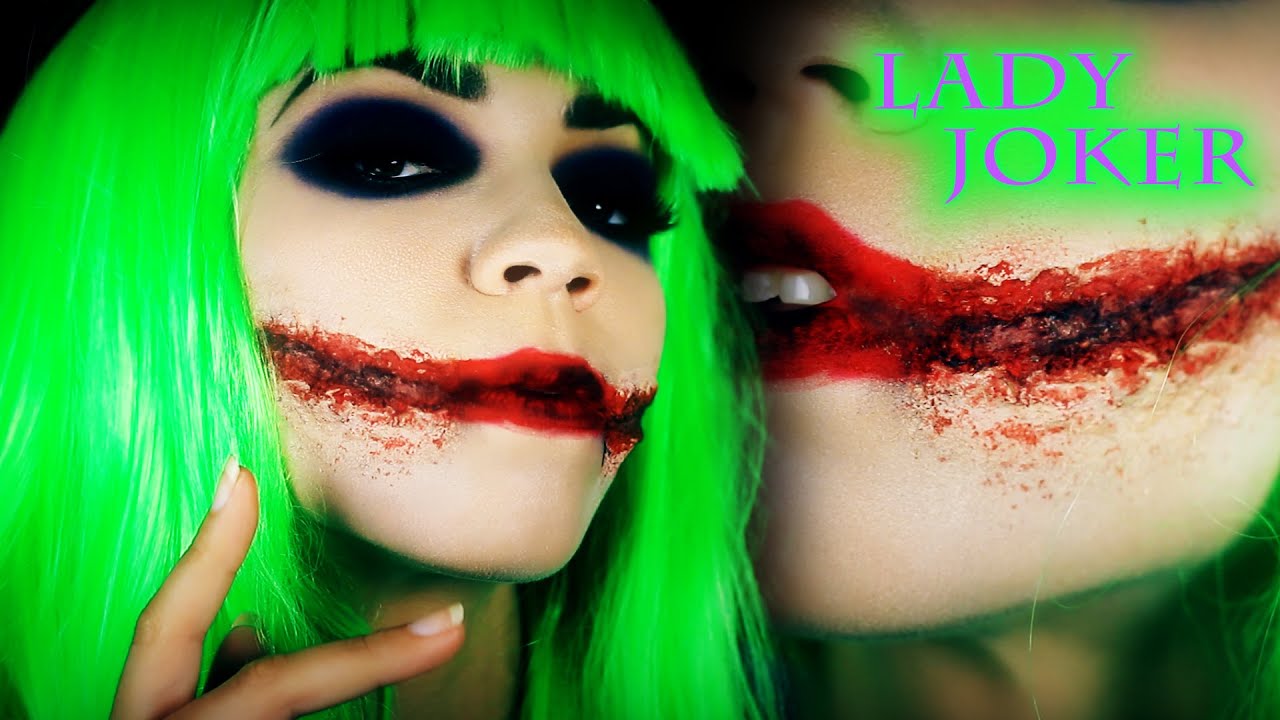 Joker Makeup Tutorial Female Joker Lady Joker Dark Knight