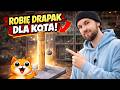 DIY drapak dla kota z tego co znalazłem pod ręką