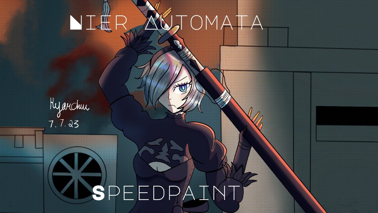Speed paint: 2b Nier Automata