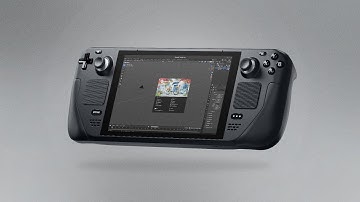 Trying blender on Steam Deck so you don