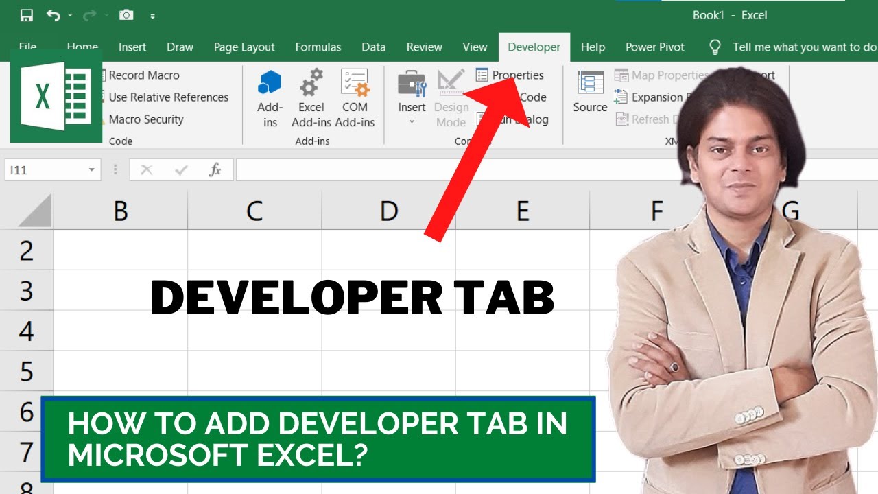 Developer Tab.