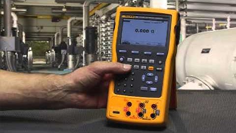 The Fluke 754 Documenting Process Calibrator Tutorial
