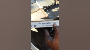 Bajaj Pulsar 220 chain sprocket changing 🏍️⛓️