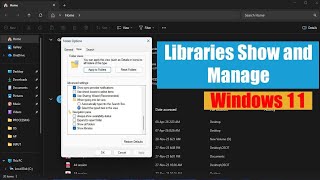 How to Show and Manage Libraries on File Explorer for Windows 11