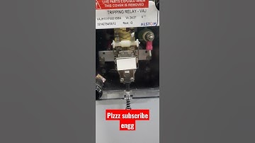 master trip relay in ht panel #shorts