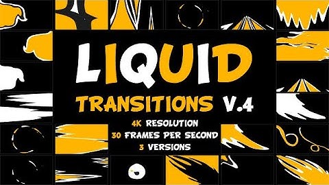Liquid Transitions V.4 Motion Graphics Templates