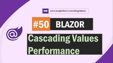 Blazor Cascading Values-prestaties
