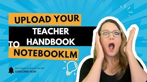 Doe dit: voeg uw docentenhandleiding toe aan NotebookLM