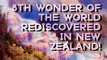8e wereldwonder (roze en witte terrassen) herontdekt onder het Rotomahana-meer, Nieuw-Zeeland