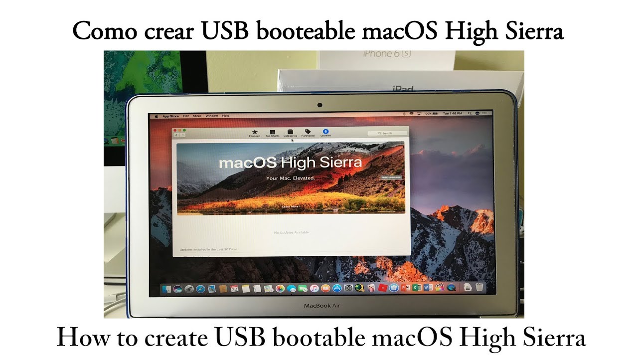 How to create USB Bootable macOS High Sierra - Como crear USB Booteable ...