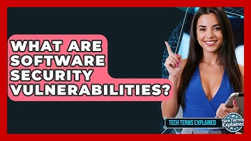 What Are Software Security Vulnerabilities? - Tech Terms Explained