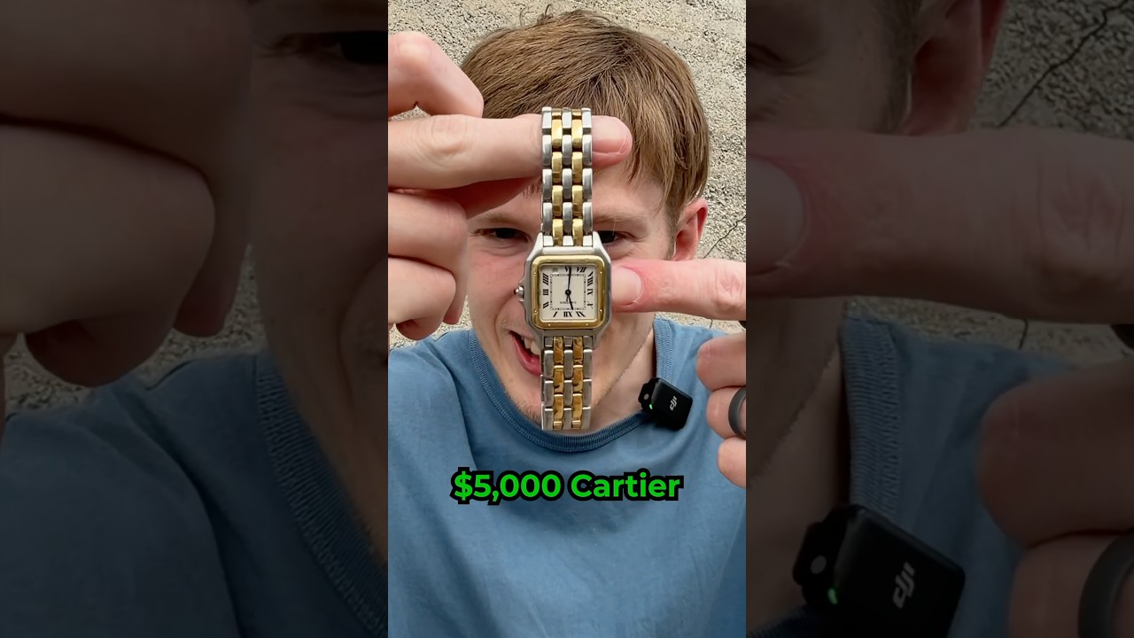 Real Vs Fake Cartier Watch At Pawn Shop #shorts