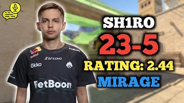 🔥 SH1RO (23-5) RATING: 2.44 | EUROPE FACEIT RANKED (MIRAGE) +VOICE COMMS | CS2 POV