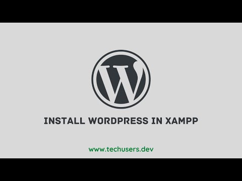 Installing WordPress in XAMPP Server as a localhost