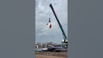 Robot ZYJ420 quăng cọc bê tông dự ứng lực #mayxuc #excavatortruck