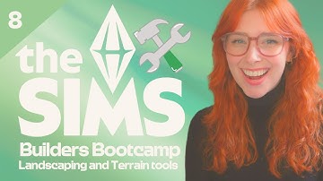 🏗️ How to Build in The Sims 4: Terrain Tool & Landscaping - Builders Bootcamp #8