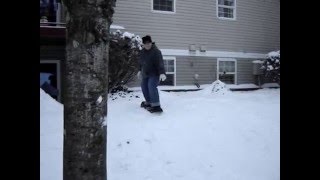 First Time on a Snowskate