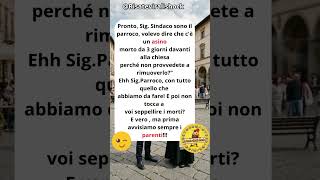 Telefonata tra parroco e sindaco finale da applausi! 👏 #ridere #risate