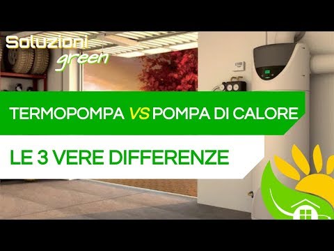 Perché scegliere una TERMOPOMPA invece della POMPA DI CALORE ? 