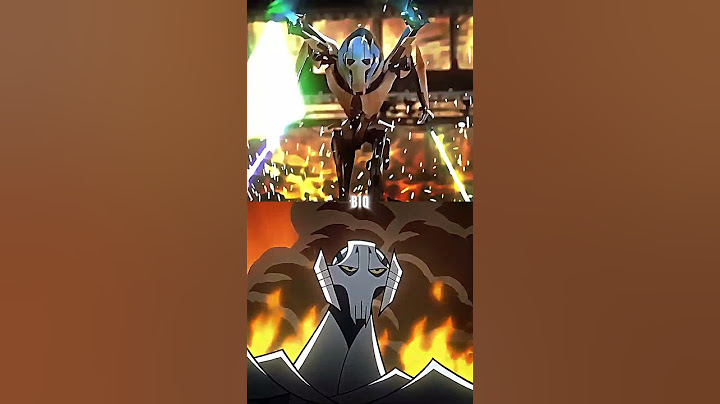 Grievous [ROTS] VS Grievous [CW 2003]